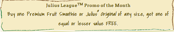 Julius League | Sign Up for FREEbies