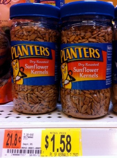 Planters Sunflower Seed Kernals Just 58¢ at Walmart