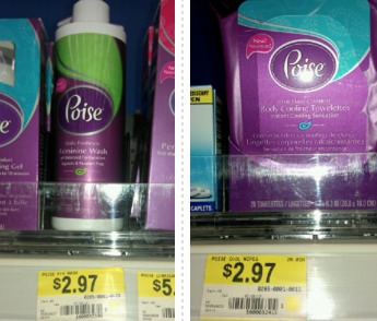 Walmart: Free Poise Spray, Towelettes or Fresheners