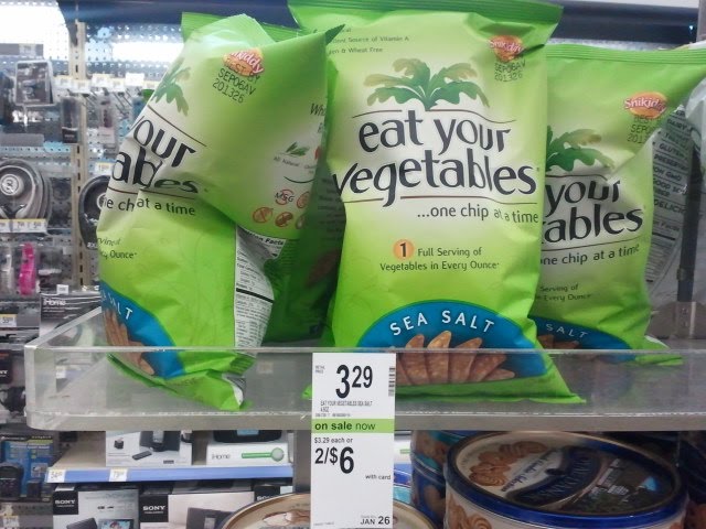 Snikiddy Eat Your Vegetable Chips for $1 at Walgreens