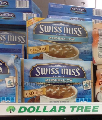 Swiss Miss only $0.67 per box at The Dollar Tree