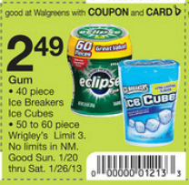 Wrigley’s Gum Car Cup Coupon + Walgreens Deal