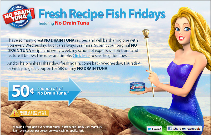 Chicken of The Sea No Drain Tuna Printable Coupon + Walmart Deals