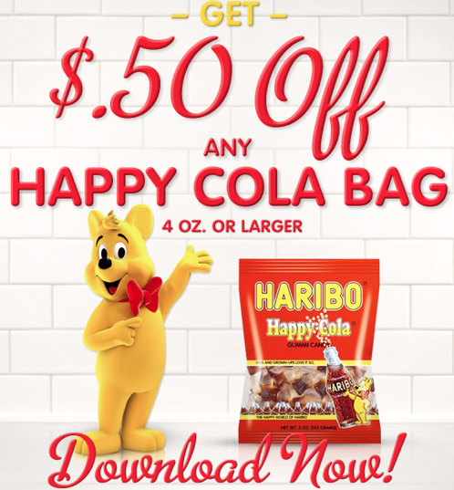 50¢/1 Haribo Happy Cola Printable Coupon