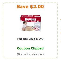 Amazon Moms:  Huggies Diapers as low as 13¢ each Shipped