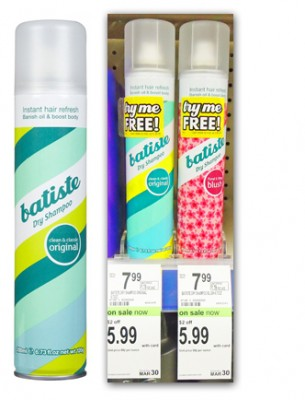 Possibly FREE Batiste Dry Shampoo at Walgreens (After Try Me Free Rebate Handtag)