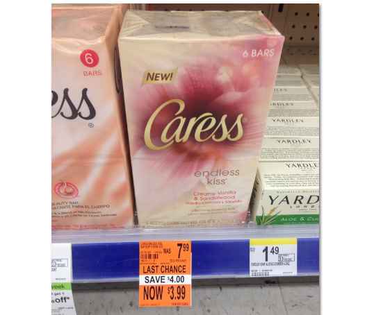 Caress Bar Soap Clearance Deal at Walgreens