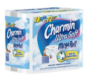 Charmin Ultra Soft Bath Tissue – 72 Regular Rolls Just 25¢ Each