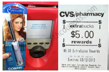 Conair Curling Iron Moneymaker at CVS (No Coupons Required)