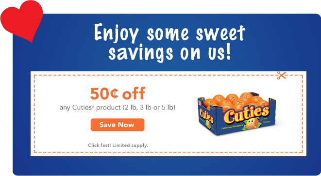 Cuties Printable Coupons | Save $0.50 off a bag or box