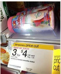 Dole Fruit Smoothie Shakers Coupons = 33¢ at Target