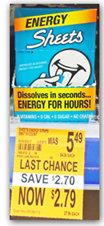 Sheets Energy Strips Moneymaker at Walgreens