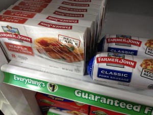 Possibly FREE Farmer John Pork Sausage at Dollar Tree