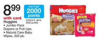 Walgreens: Huggies Diapers $4.99 Per Pack Deal