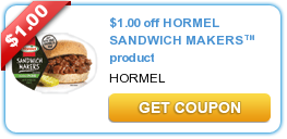 Printable Coupons: Hormel Sandwich Makers, SPAM, Starbuck VIA, Windex Touch Up Cleaner and More