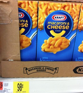 Walmart: Kraft Macaroni and Cheese only 65¢ per box