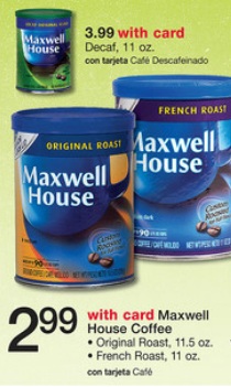 Maxwell House Coffee Just $1.99 at Walgreens
