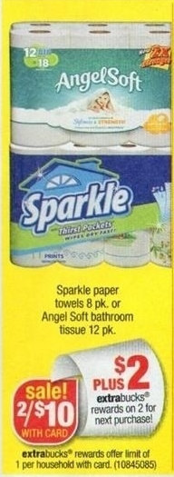 Sparkle Paper Towel Stock Up Deal at CVS Starting 2/17