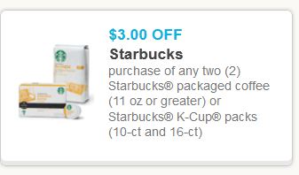 $3/2 Starbucks Printable Coupon + Walmart Deal