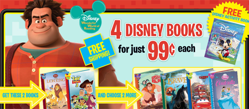 Disney ‘Wreck It Ralph’ Book – 4 Books, $0.99 Each