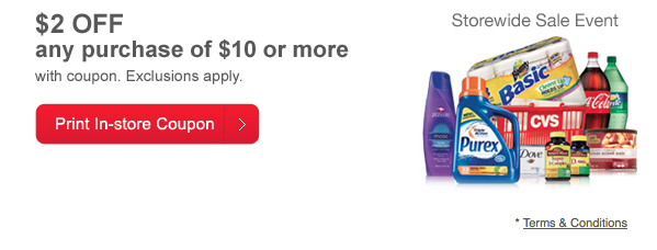 *EXPIRED* $2 off $10 Purchase CVS Coupon