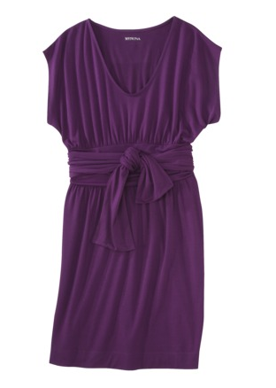 Merona® Women’s Shirred Dress w/Tie Back in Assorted Colors  for $15 Shipped