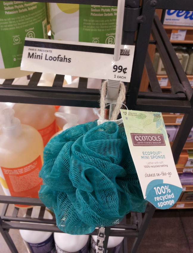 FREE EcoTools EcoPouf Loufa at Whole Foods