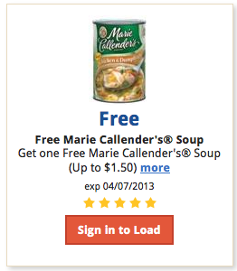 Kroger Shoppers: FREE Marie Callender’s Can of Soup!