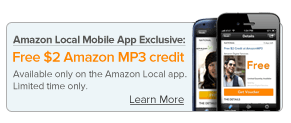 Amazon Local: Free $2 Amazon MP3 credit