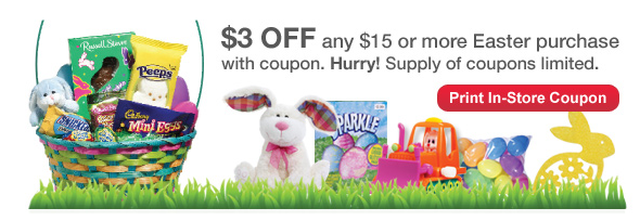CVS Coupon for $3 off $15 Easter Items Purchase + Deal Idea