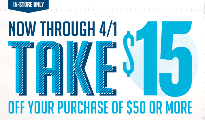 New $15 Off $50 Purchase Old Navy Coupon