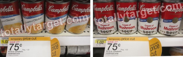 Campbell’s Great for Cooking Condensed Cream Soups Deal at Target