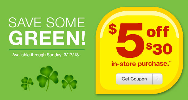 CVS: $4 off $20 OR $5 Off $30 Total Purchase Coupon (Check Your Email)