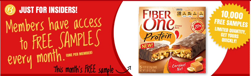 Betty Crocker Members: FREE Sample of Fiber One Protein Bar