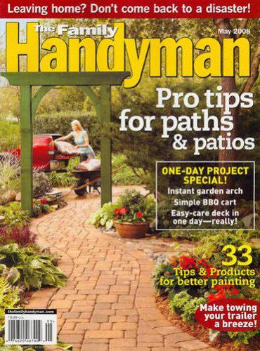 Family Handyman Magazine Subscription For $5.99 (54¢ per issue)