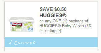 Huggies Baby Wipes BOGO 50% Deal at Walgreens
