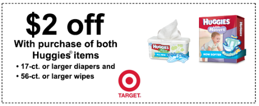 $2 Off Huggies Printable Coupons + Target Deal Idea