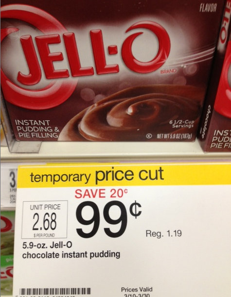 Target: JELL-O Large Pack Gelatin and Pudding Mixes Just 49¢