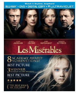 Les Miserables Blu-ray + DVD Combo Pack for $19.99 Shipped