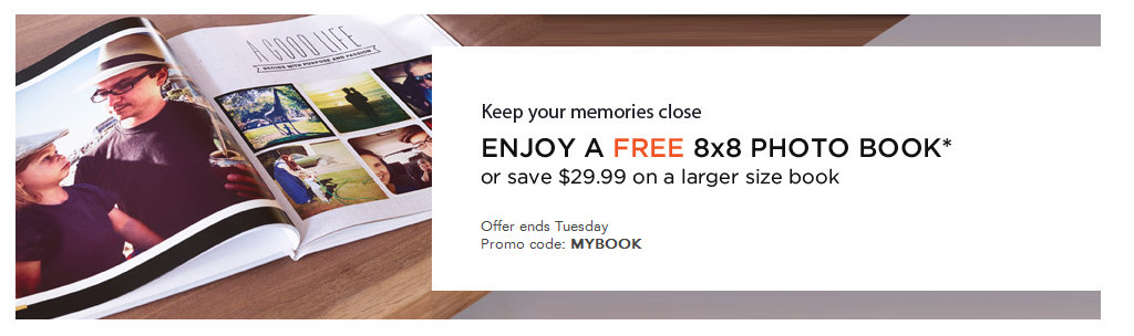 Shutterfly: Free 8×8 Photo Book (Just Pay Shipping)