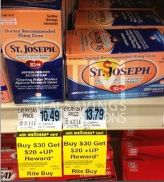 Better Than FREE St Joseph Aspirin Products at Rite Aid