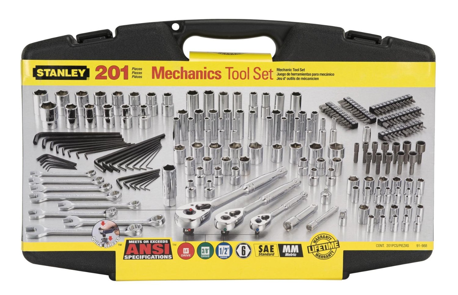 Stanley 201-piece Drive Mechanic’s Tool Set for $67.99 Shipped (Reg $109.99)