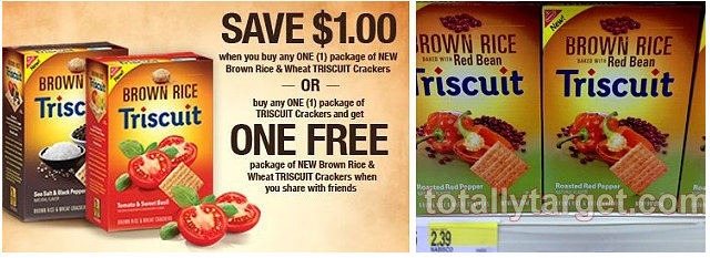 New Brown Rice Triscuit Coupon = $0.89 at Target