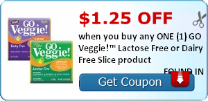 Printable Coupons: Go Veggie Lactose Free Products, Hillshire Farm Smoked Sausage, Blue Diamond Almonds and More