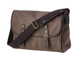 Merona® Men’s Canvas Messenger Bag  for $15