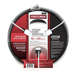 Sears: Craftsman  All Rubber Garden Hose 5/8 In. x 50 Ft. for $19.99 (reg $34.99)