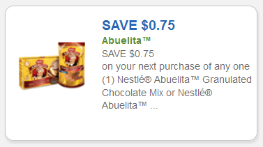 Nestle Abuelita Hot Chocolate Mix Printable Coupon + Store Deals