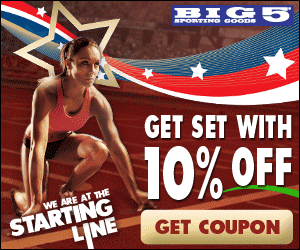 Big 5 Sporting Goods: Get 10% Off Coupon