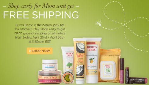 Burt’s Bees $5 Off Promo Code With FREE Shipping