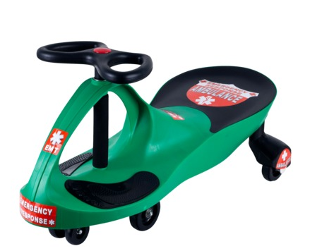 Lil’ Rider Responder Ambulance Wiggle Ride-on Car for $24 Shipped